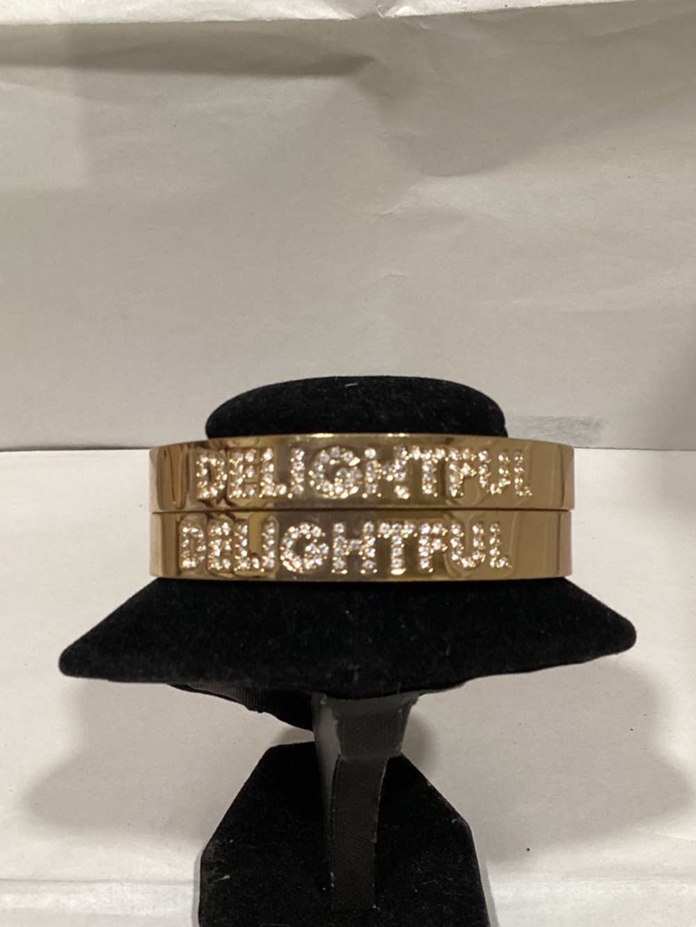 Kate Spade Gold Crystal 'Delightful' Bangle Set